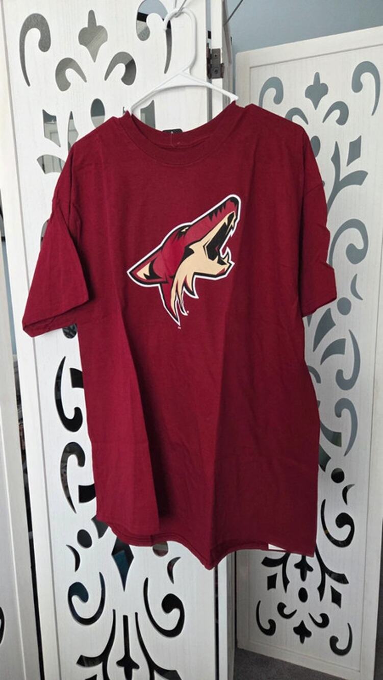 Arizona Coyotes Kachina Logo T-Shirt Men's XL NHL Hockey Maroon Graphic Tee
